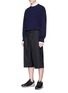 Figure View - Click To Enlarge - STELLA MCCARTNEY - 'Intoxication' knit panel cashmere-wool sweater