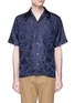 Main View - Click To Enlarge - STELLA MCCARTNEY - 'Ron Rose' graphic embroidered short sleeve shirt