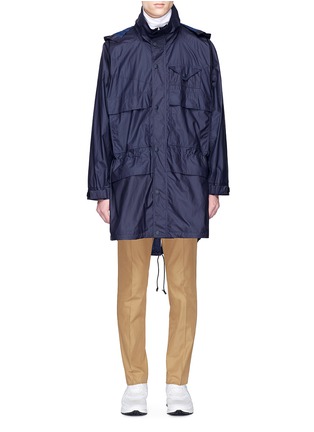 Main View - Click To Enlarge - STELLA MCCARTNEY - 'Anders' retractable hood water-repellent parka