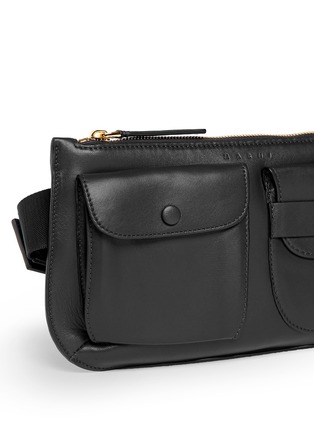 Detail View - Click To Enlarge - MARNI - Multi pocket leather waistpack