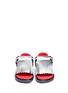 Figure View - Click To Enlarge - MARNI - Metallic fringe panel leather sandals