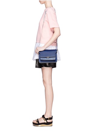 Detail View - Click To Enlarge - MARNI - Front flap small crossbody bag