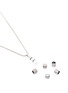 Detail View - Click To Enlarge - TATEOSSIAN - 'Lucky Me' silver pendant long necklace