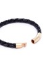 Detail View - Click To Enlarge - TATEOSSIAN - Braided leather 18k gold bracelet
