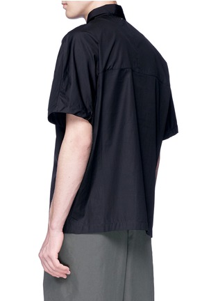 Back View - Click To Enlarge - OAMC - 'Voodoo' contrast pocket short sleeve shirt