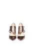 Figure View - Click To Enlarge - JIMMY CHOO - 'Herald' antique mirror leather side strap pumps