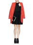 Detail View - Click To Enlarge - ALEXANDER MCQUEEN - Fine wool knit dress
