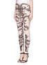 Front View - Click To Enlarge - ALEXANDER MCQUEEN - Baroque lace print leggings