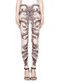 Main View - Click To Enlarge - ALEXANDER MCQUEEN - Baroque lace print leggings
