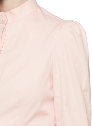 Detail View - Click To Enlarge - ALEXANDER MCQUEEN - Ruffle peplum blouse
