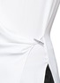Detail View - Click To Enlarge - HELMUT LANG - 'Fold Over Drape' wrap front blouse