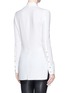 Back View - Click To Enlarge - HELMUT LANG - 'Fold Over Drape' wrap front blouse