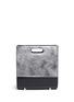Back View - Click To Enlarge - ALEXANDER WANG - 'Chastity' mirror leather shoulder bag