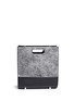 Main View - Click To Enlarge - ALEXANDER WANG - 'Chastity' mirror leather shoulder bag