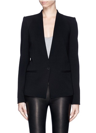 Main View - Click To Enlarge - HELMUT LANG - Inverted collar blazer