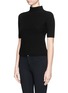 Front View - Click To Enlarge - THEORY - 'Jodi' turtleneck cropped sweater