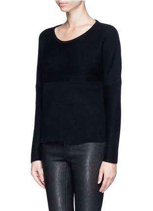 Front View - Click To Enlarge - HELMUT LANG - 'Plov' rib knit sweater