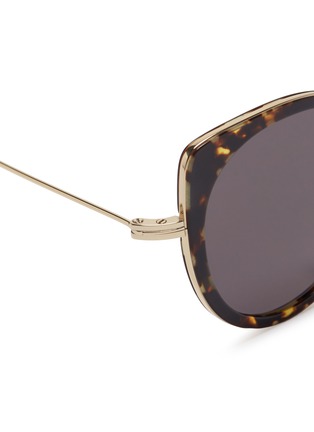 Detail View - Click To Enlarge - STEPHANE + CHRISTIAN - 'Cindy' tortoiseshell acetate front metal kids cat eye sunglasses