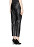 Back View - Click To Enlarge - THEORY - 'Korene' crop leather pants