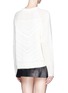 Back View - Click To Enlarge - HELMUT LANG - 'Plov' mohair blend sweater