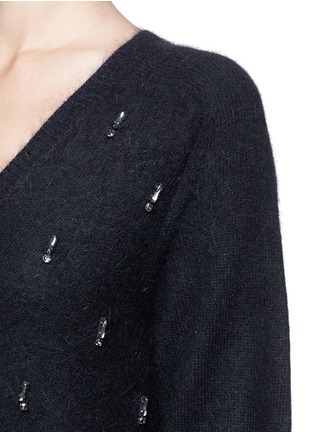 Detail View - Click To Enlarge - ELIZABETH AND JAMES - Angora boyfriend sweater