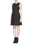 Figure View - Click To Enlarge - RAG & BONE - 'Lea' panel cut flap dress