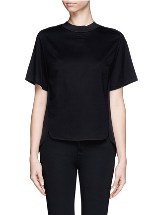 Main View - Click To Enlarge - 3.1 PHILLIP LIM - Gathered back satin jersey top