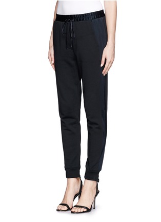 Front View - Click To Enlarge - 3.1 PHILLIP LIM - Satin Waistband jersey sweatpants