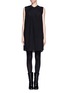 Main View - Click To Enlarge - 3.1 PHILLIP LIM - Gathered silk shift dress