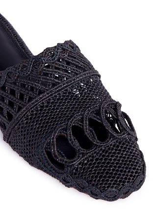 Detail View - Click To Enlarge - 10380 - 'Raffia I' woven slides