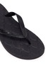Detail View - Click To Enlarge - MONCLER - 'Yolene' stripe sole flip flops