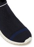Detail View - Click To Enlarge - MONCLER - 'Giroflee' knit sneakers