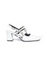 Main View - Click To Enlarge - YUUL YIE - Eyelet double strap slingback pumps