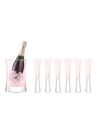 Main View - Click To Enlarge - LSA - Moya champagne serving set – Blush Pink