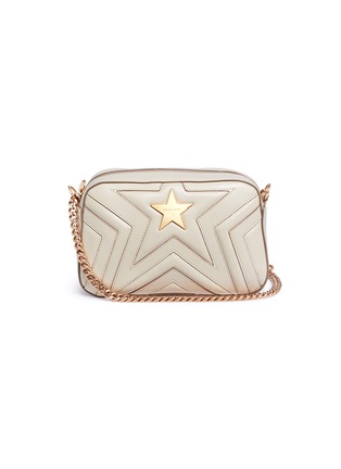 Main View - Click To Enlarge - STELLA MCCARTNEY - 'Stella Star' quilted faux leather crossbody bag