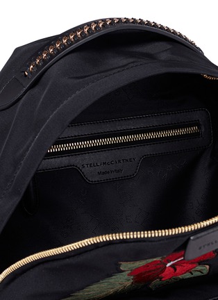 Detail View - Click To Enlarge - STELLA MCCARTNEY - 'Falabella Go' appliqué nylon backpack
