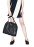 Figure View - Click To Enlarge - STELLA MCCARTNEY - 'Falabella' shaggy deer foldover chain tote bag