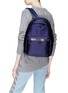 Figure View - Click To Enlarge - STELLA MCCARTNEY - 'Falabella Go' satin backpack