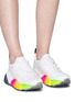 STELLA MCCARTNEY - 'Eclypse' faux leather and suede sneakers