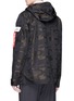 Back View - Click To Enlarge - 73354 - 'Ecwcs Torrent' camouflage print hooded parka