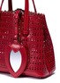 Detail View - Click To Enlarge - ALAÏA - 'Vienne' mini geometric lasercut leather tote