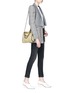 Figure View - Click To Enlarge - STELLA MCCARTNEY - 'Falabella' mini shaggy deer chain tote
