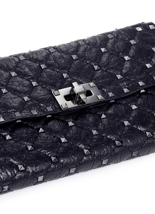  - VALENTINO GARAVANI - 'Rockstud Spike' quilted leather chain bag