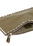 Detail View - Click To Enlarge - VALENTINO GARAVANI - 'Free Rockstud' large flat leather pouch