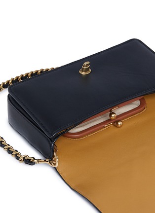 Detail View - Click To Enlarge - COACH - 'Dinky' rivet quilted leather crossbody bag