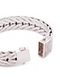 Detail View - Click To Enlarge - JOHN HARDY - Diamond silver medium weave effect link chain bracelet