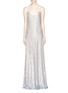 Main View - Click To Enlarge - GALVAN LONDON - 'Estrella' paillette tulle maxi slip dress