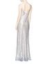Figure View - Click To Enlarge - GALVAN LONDON - 'Estrella' paillette tulle maxi slip dress