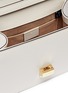 Detail View - Click To Enlarge - GUCCI - 'Sylvie' mini leather chain Web leather bag