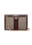 Main View - Click To Enlarge - GUCCI - 'Ophidia GG' small canvas crossbody bag
